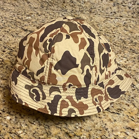 Vintage Hunting Camouflage Foamy Bucket Hat Small - Picture 2 of 5